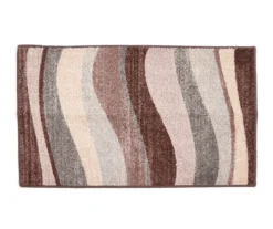 Broyhill Mauve & Gray Wave Accent Rug