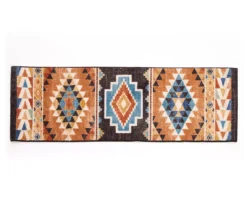 Broyhill Orange & Brown Geometric Accent Rug -Home Furnishings Store 810602766 A0