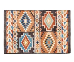 Broyhill Orange & Brown Geometric Accent Rug -Home Furnishings Store 810602767 A0