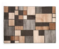 Broyhill Gray & Taupe Color Block Accent Rug -Home Furnishings Store 810602770 A0