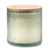 Pistachio Buttercream Green Geometric Glass Jar Candle, 16 Oz.