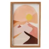 Wild Sedona Blush & Yellow Arch Sunset Framed Wall Art