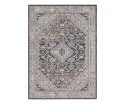 Broyhill Armada Gray & Navy Ornamental Medallion Area Rug -Home Furnishings Store 810604799