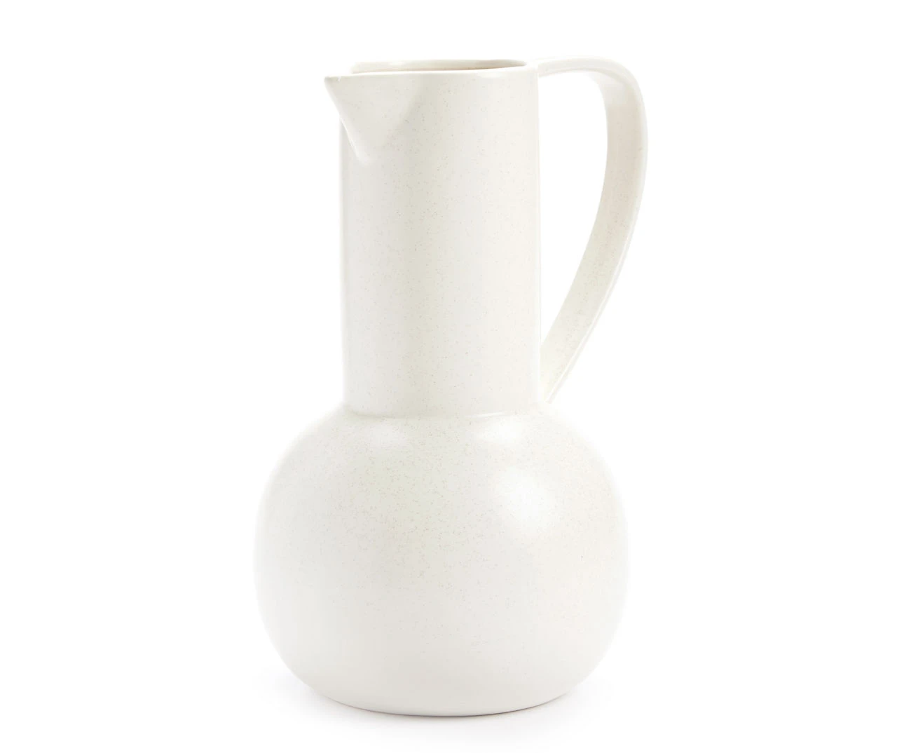 Homeward White Ceramic Vase With Handle 2 Homeward White Ceramic Vase With Handle - Image 2