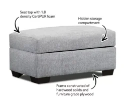 Parkdale Dove Storage Ottoman -Home Furnishings Store 810616031 X0 1 1